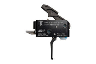 TriggerTech AR-15 Single-Stage Competitive Flat Trigger in Stainless is made for competitions with zero creep, short overtravel, and a tactical reset.